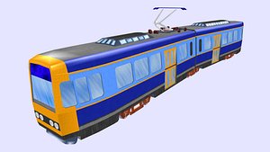 3D tram light rail tr2seg model