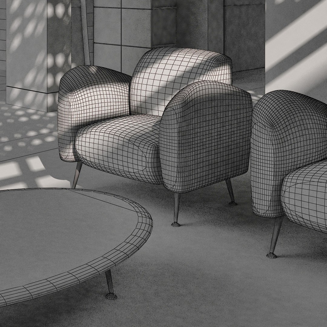 3d Model Hall Interior