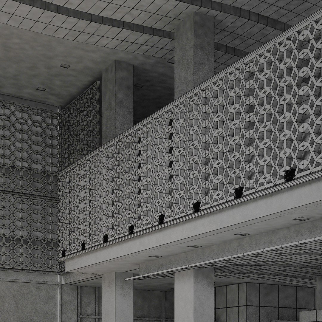 3d Model Hall Interior
