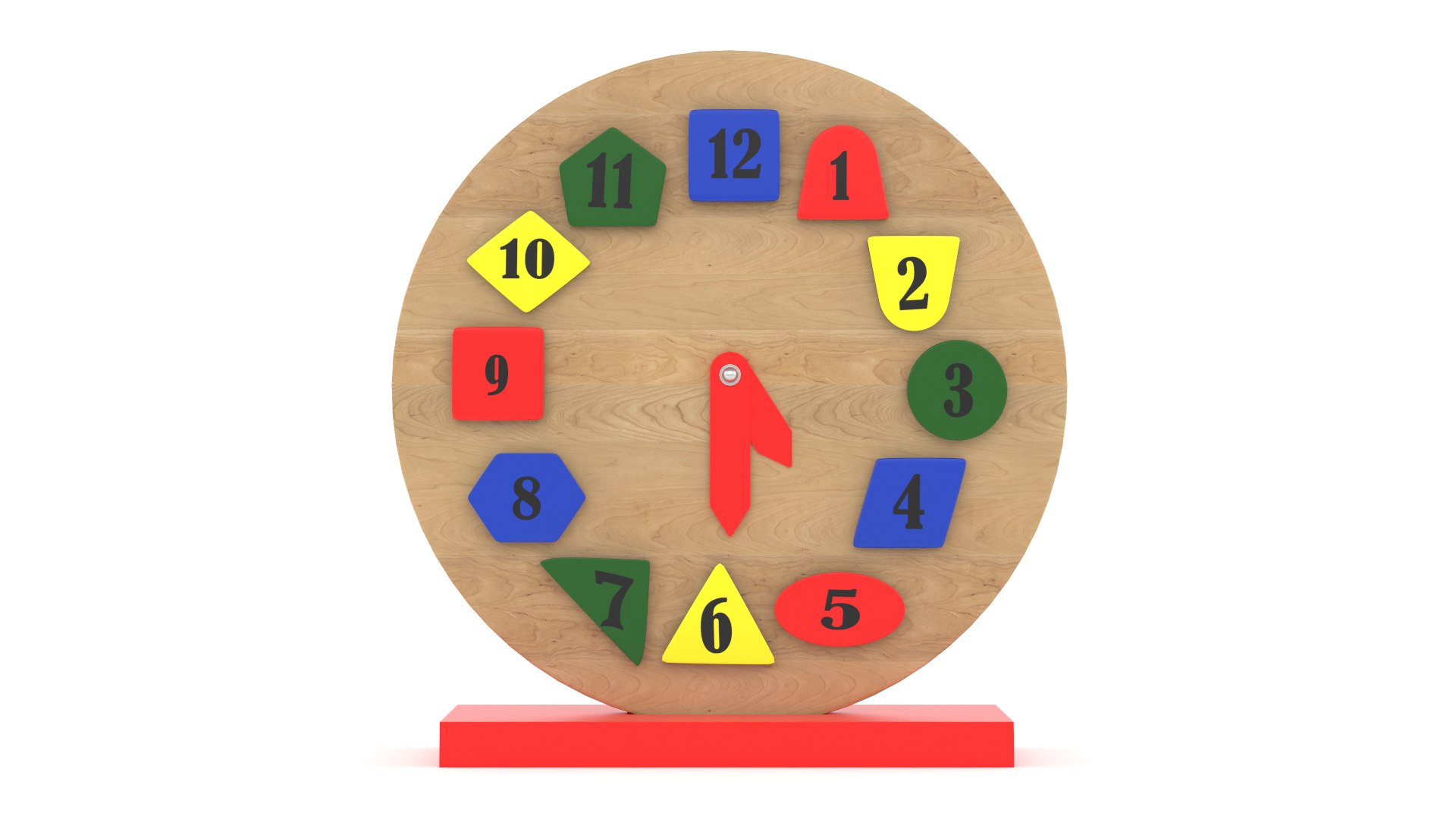 3D Wooden Clock model TurboSquid 2006517