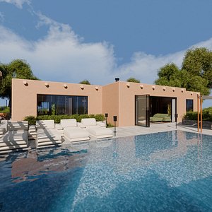 3D 2026 Modern Modular House 20 for Blender Eevee and Cycles