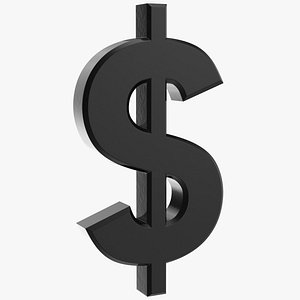 US Dollar Currency Symbol Plastic