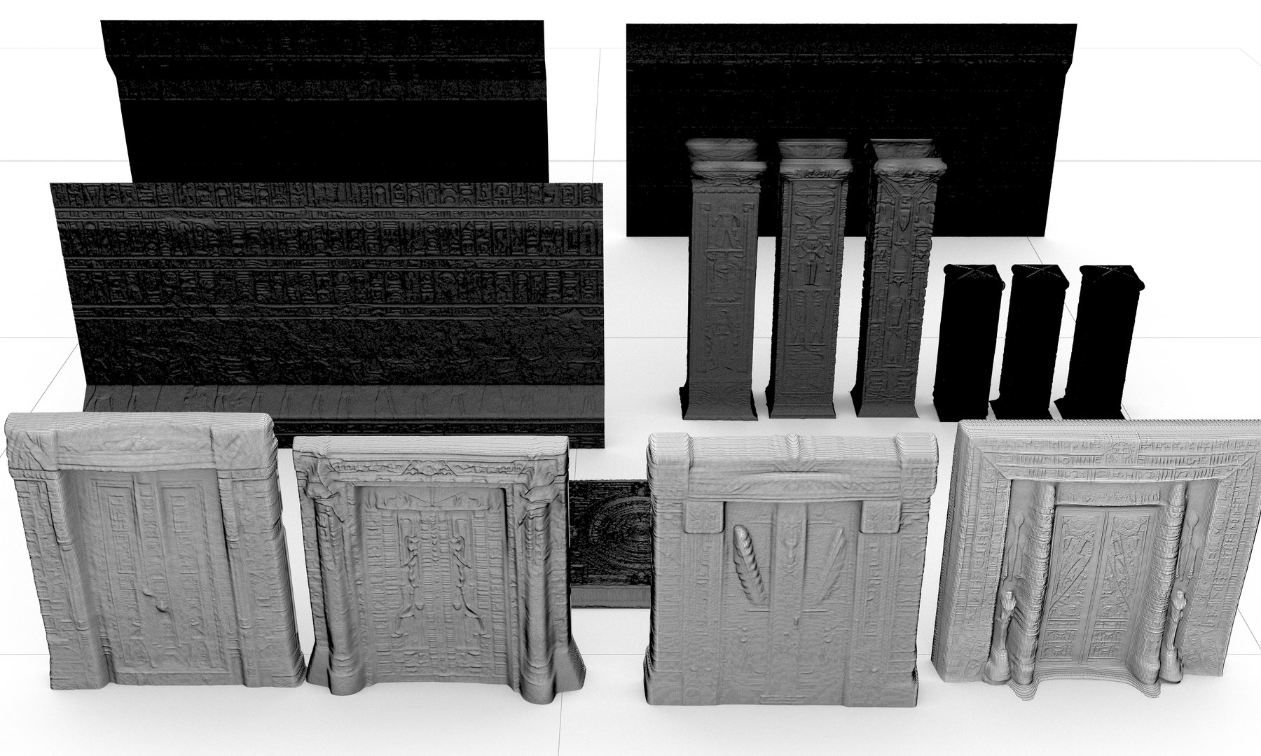 3D model Egyptian Architecture Pack https://p.turbosquid.com/ts-thumb/A6/2S8ugR/9i/wireframez/jpg/1708518486/1920x1080/fit_q87/a43e572c2d1aeefcab242fc4352ad96feb07d099/wireframez.jpg