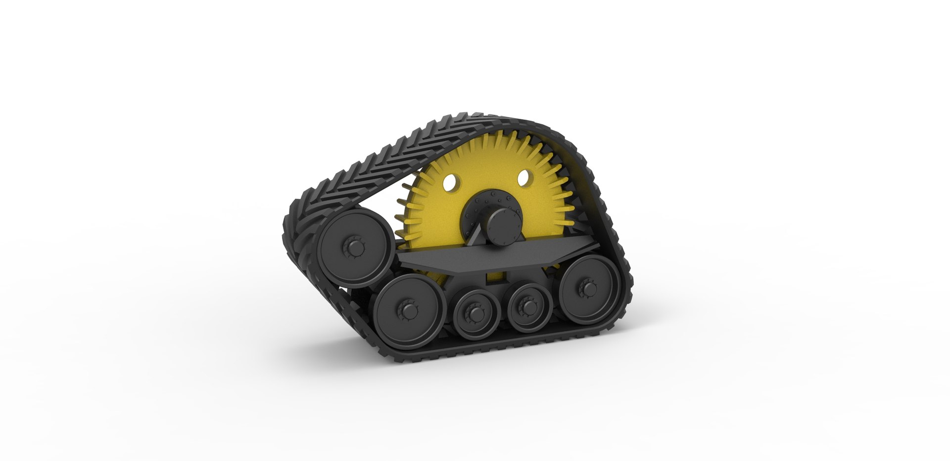 Diecast Track Of Tractor Scale 1 To 25 3D TurboSquid 2008865