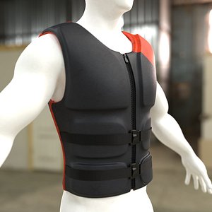 life vest 3D model