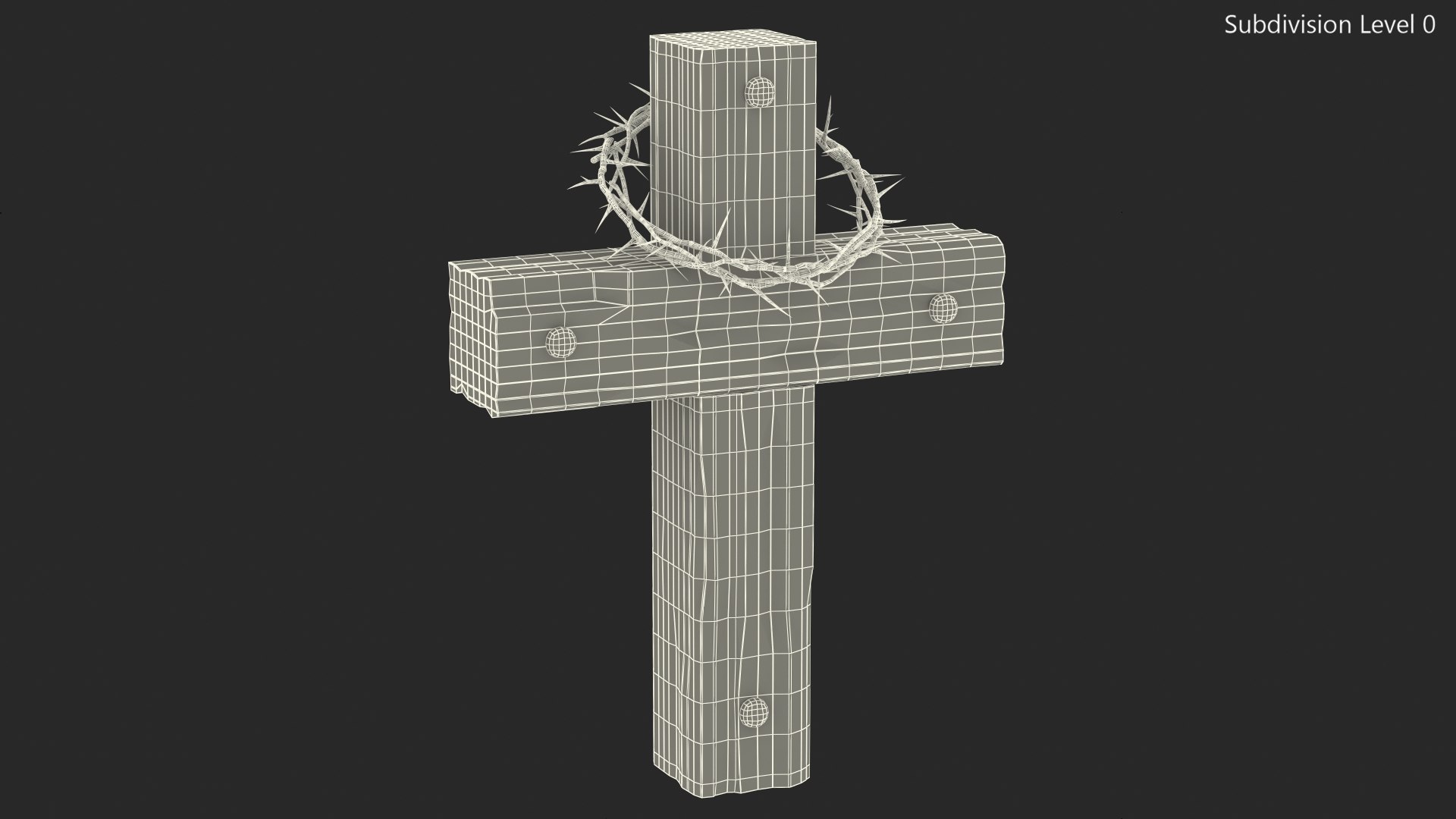 3D Cross with Crown of Thorns https://p.turbosquid.com/ts-thumb/A6/HEaJNS/3D/crosswithcrownofthornsc4dmodel015/jpg/1656161884/1920x1080/fit_q87/9b37899964e68ee91a715d3c4ea1b9c1206b36b4/crosswithcrownofthornsc4dmodel015.jpg