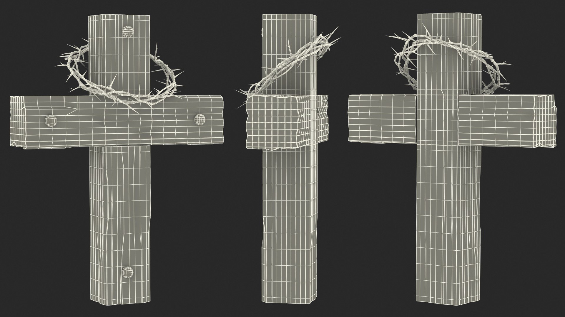 3D Cross with Crown of Thorns https://p.turbosquid.com/ts-thumb/A6/HEaJNS/Sf/crosswithcrownofthornsc4dmodel024/jpg/1656161914/1920x1080/fit_q87/d209b7c30366555d7cb679a3a1c72b210dbd9adc/crosswithcrownofthornsc4dmodel024.jpg