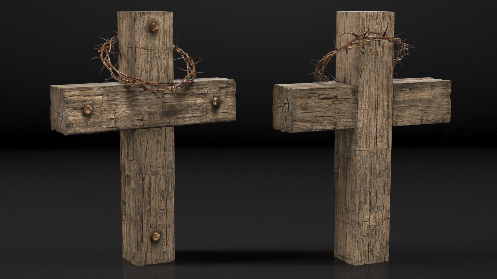 3D Cross with Crown of Thorns https://p.turbosquid.com/ts-thumb/A6/HEaJNS/XT/crosswithcrownofthornsc4dmodel013/jpg/1656161877/1920x1080/fit_q87/aed43ccdf3217f4d8ed5edfa30f0fa74e7706f43/crosswithcrownofthornsc4dmodel013.jpg