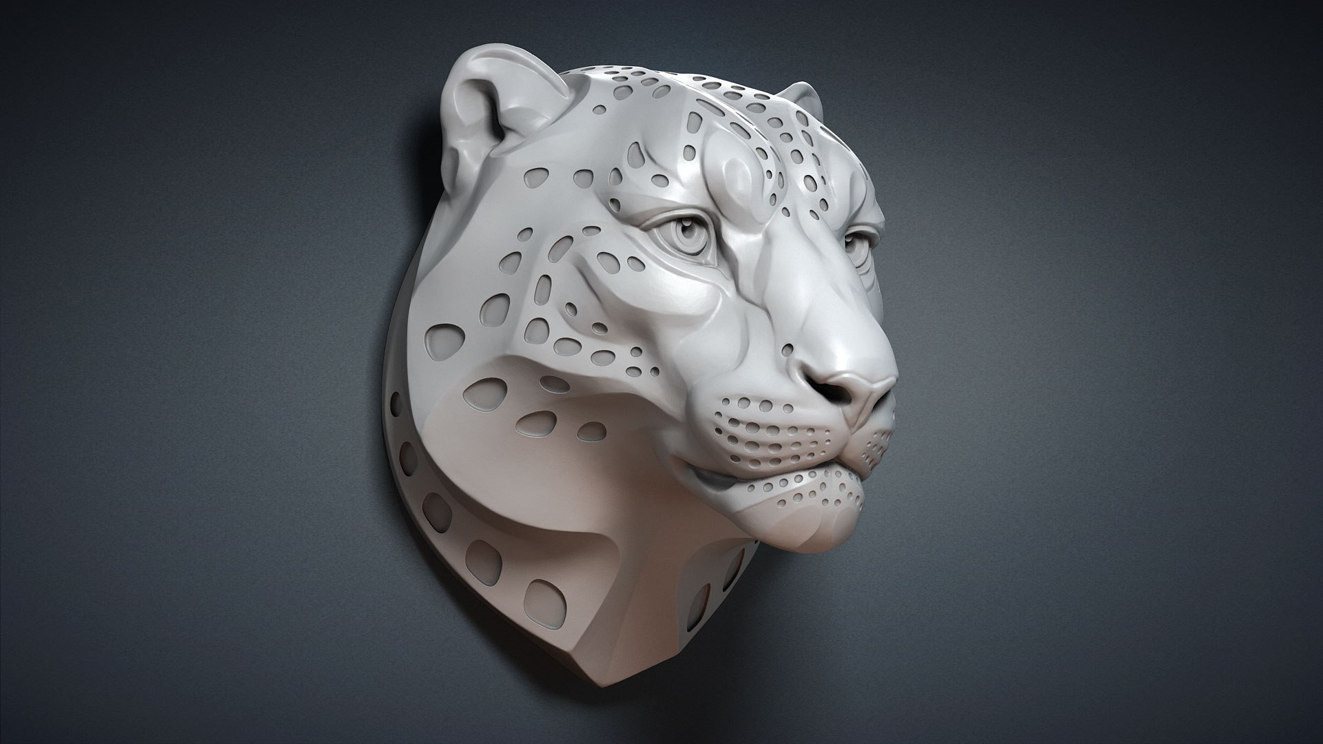 3D snow leopard spotted animal head https://p.turbosquid.com/ts-thumb/A6/IMKTLZ/tBNsekQv/snowleopardheadspottedsculpture02/jpg/1587138005/1920x1080/fit_q87/181e3e19320c4aed1eee21a87156a32ade2dffc7/snowleopardheadspottedsculpture02.jpg
