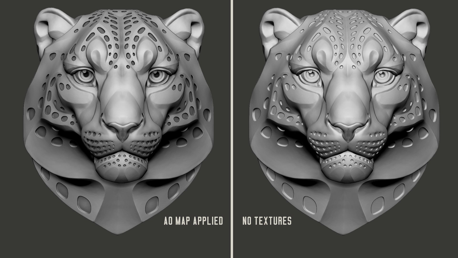 3D snow leopard spotted animal head https://p.turbosquid.com/ts-thumb/A6/IMKTLZ/tQhSBykJ/snowleopardheadspottedsculpturezbr01/jpg/1587138005/1920x1080/fit_q87/9884671bee99c4a1cd9f88ef7b78ddfd86d4d699/snowleopardheadspottedsculpturezbr01.jpg