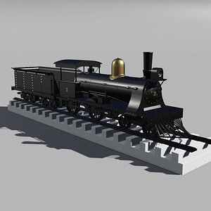 3D locomotive - tacna modeled model