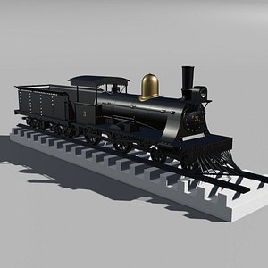 Steam Locomotive Train 3D Model of Tacna - Per