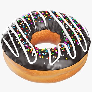 3D Detailed Donut 02 model