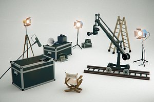 Cartoon Movie Set Film Studio Pack