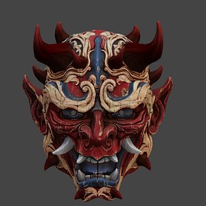3D model Demon Oni Mask