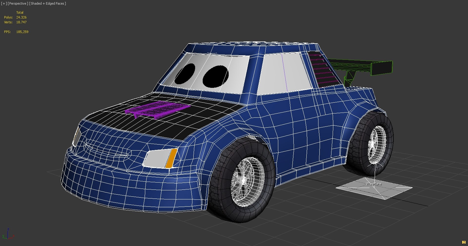 3D Cartoon Toon Car Model | 1142706 | TurboSquid