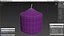 Wide Altar Pillar Candle Purple