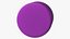Wide Altar Pillar Candle Purple