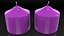 Wide Altar Pillar Candle Purple