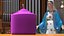 Wide Altar Pillar Candle Purple