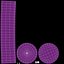 Wide Altar Pillar Candle Purple