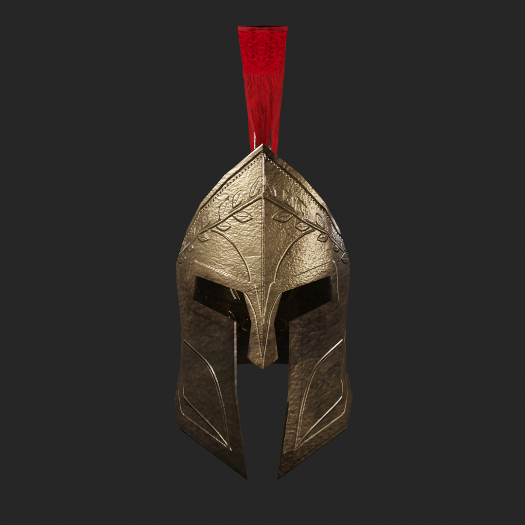 3D Spartan Helmet Model - TurboSquid 1464233