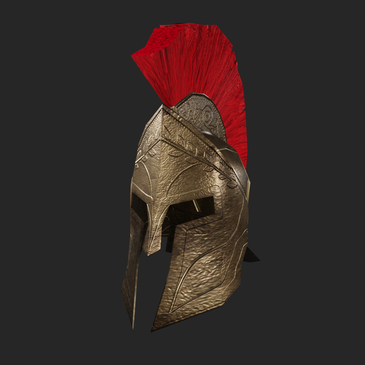 3D spartan helmet model - TurboSquid 1464233