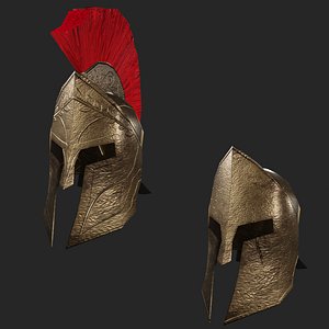3D spartan helmet model