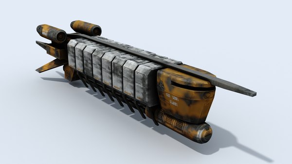 modelo 3d Nave espacial de ciencia ficción 08 - TurboSquid 2309443