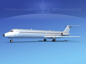 Douglas DC-9-50 Bare Metal