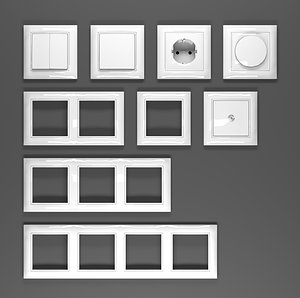 3D sockets abb basic 55