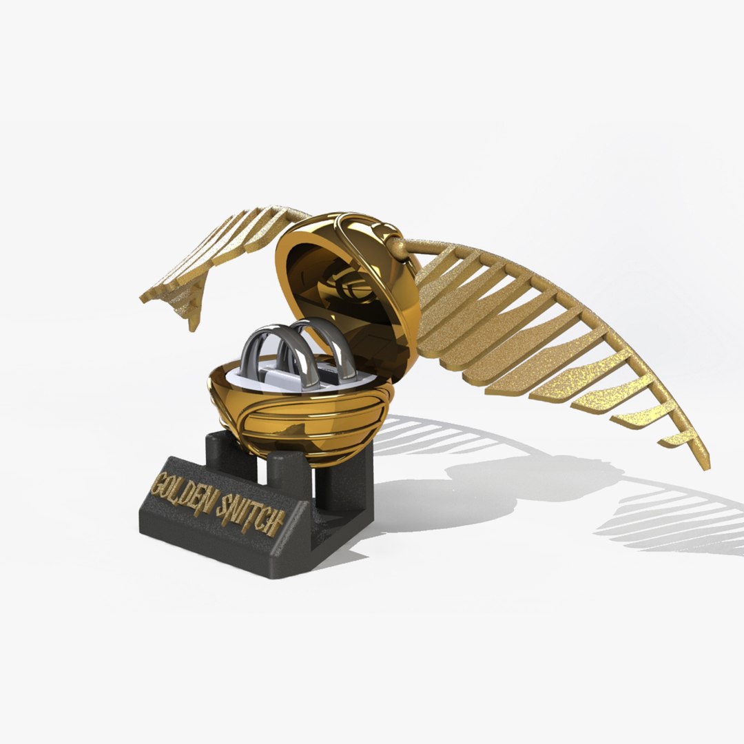Golden Snitch Ring Holder 3D model TurboSquid 1995738
