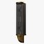 Art Deco Style Brass And Glass Wall Sconce