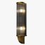 Art Deco Style Brass And Glass Wall Sconce