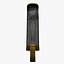 Art Deco Style Brass And Glass Wall Sconce