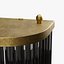 Art Deco Style Brass And Glass Wall Sconce