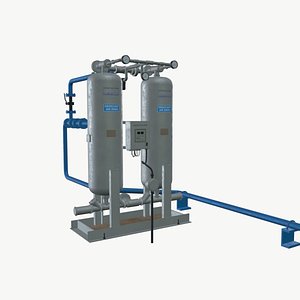 Desiccant air dryer model