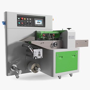 3D Horizontal Automatic Packing Machine model