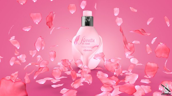 floratta perfume packaging 3D model