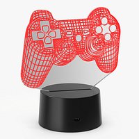 Illusion Lamp Gamepad Red