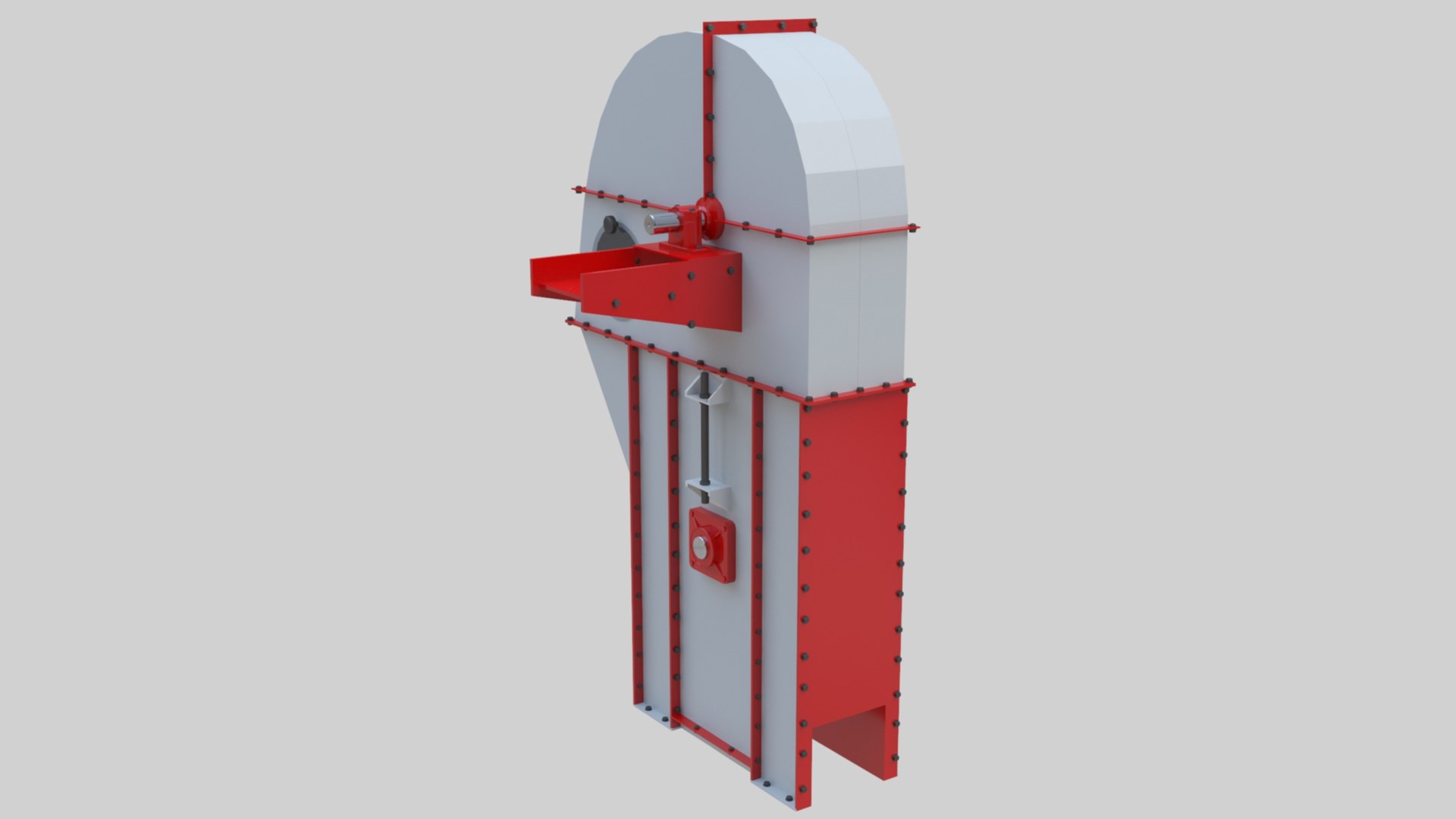 3D Bucket Elevator - Wheat Grain Flour Milling Machine - TurboSquid 1962859