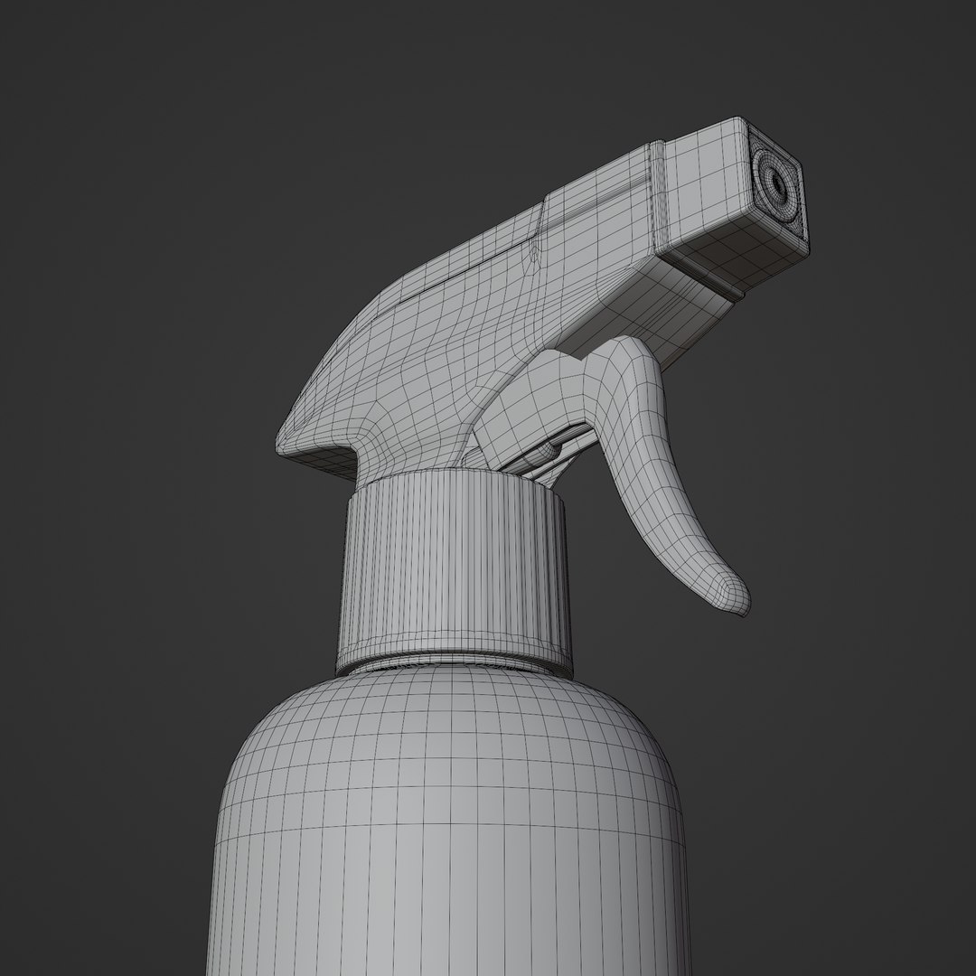 3D Water Sprayer Black - TurboSquid 2000818