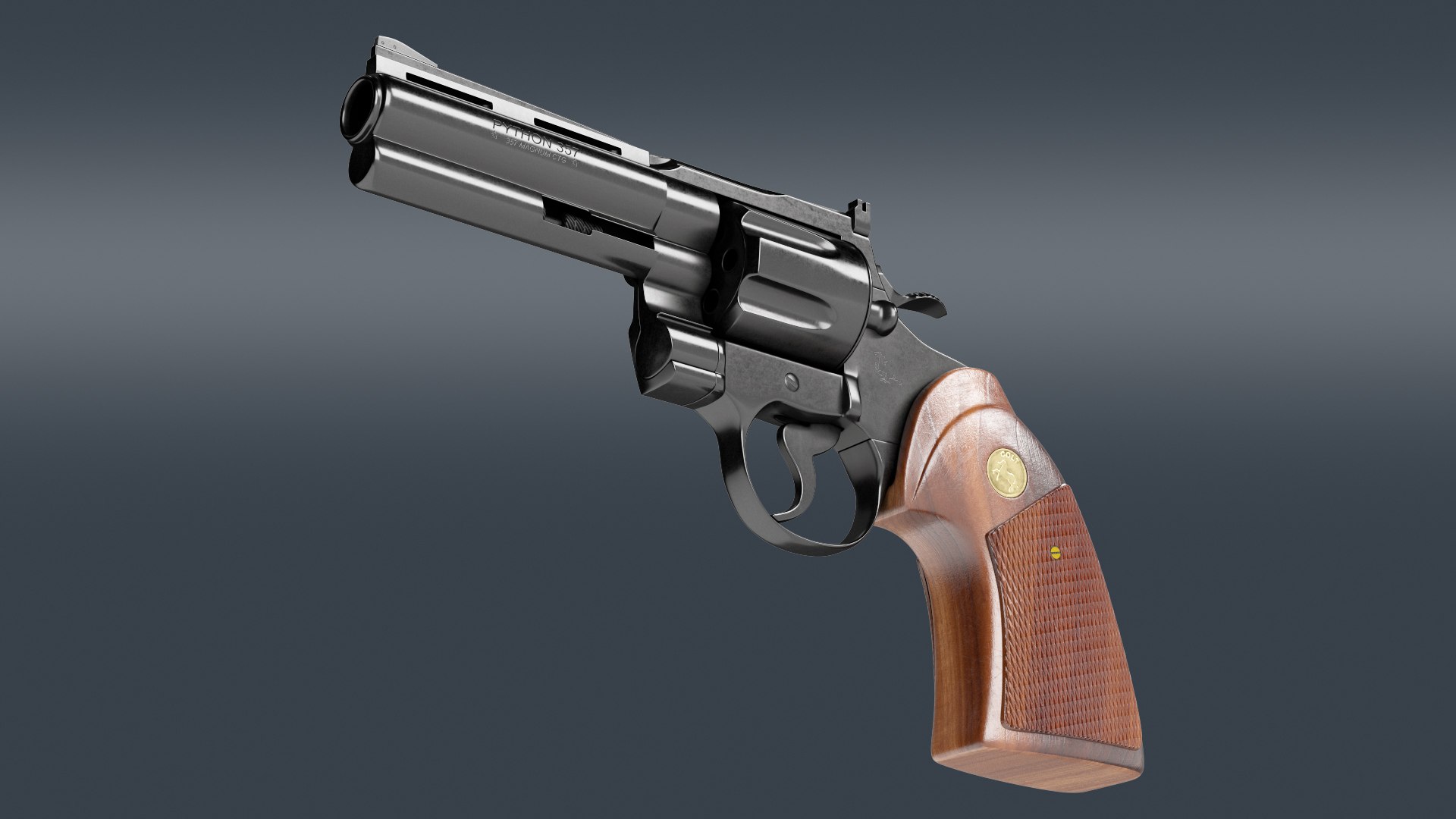 3D Colt Python 357 Model - TurboSquid 1349724