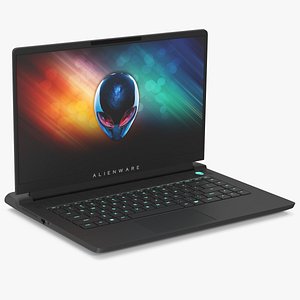 Gaming Laptop Alienware M15 R7 Turned On