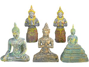 ancient sculptures pack 3D