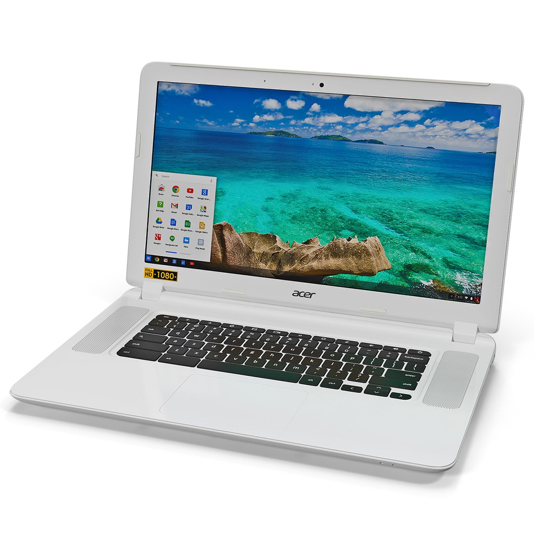 Acer Chromebook 15 inch 3D model preview
