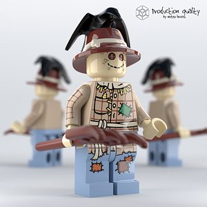 lego scarecrow 3D model