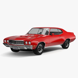 Muscle Car Red 3D model