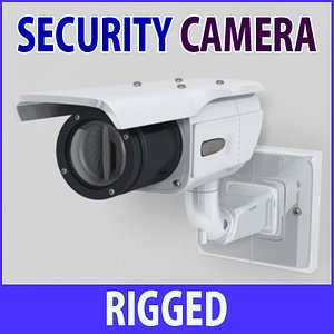 3d security camera model