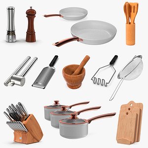 3D model kitchenware 6 kitchen
